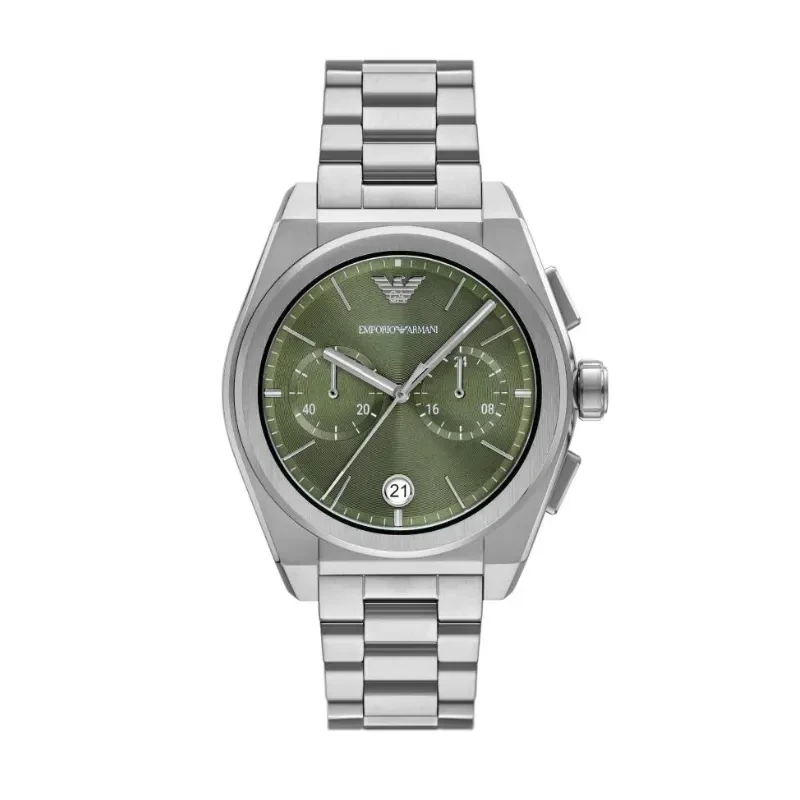 Emporio Armani Federico Lame Green Men's Watch- AR11640